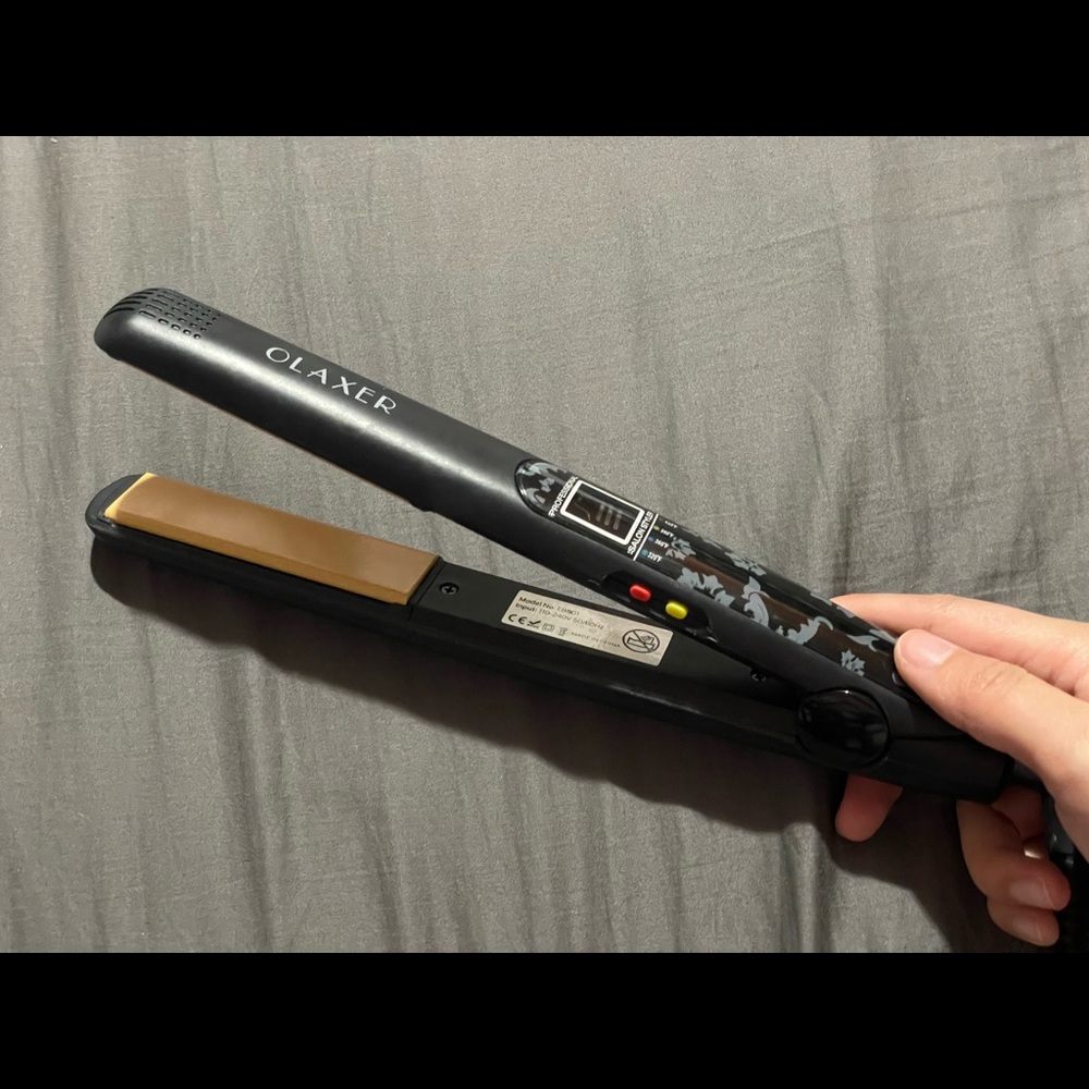 OLAXER Hair Straightener Anti Static Ceramic Tourmaline Ionic Flat Iron